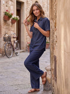 Prisha Uranian Denim Cotton Co-ord Set