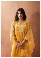 BUSHRA AMBER Lawn FULL WORK SUIT SET