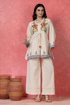 Gaur peony cotton co-ord set
