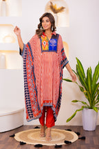 Maurya Scarlet Premium Muslin Kaftan Pant Set