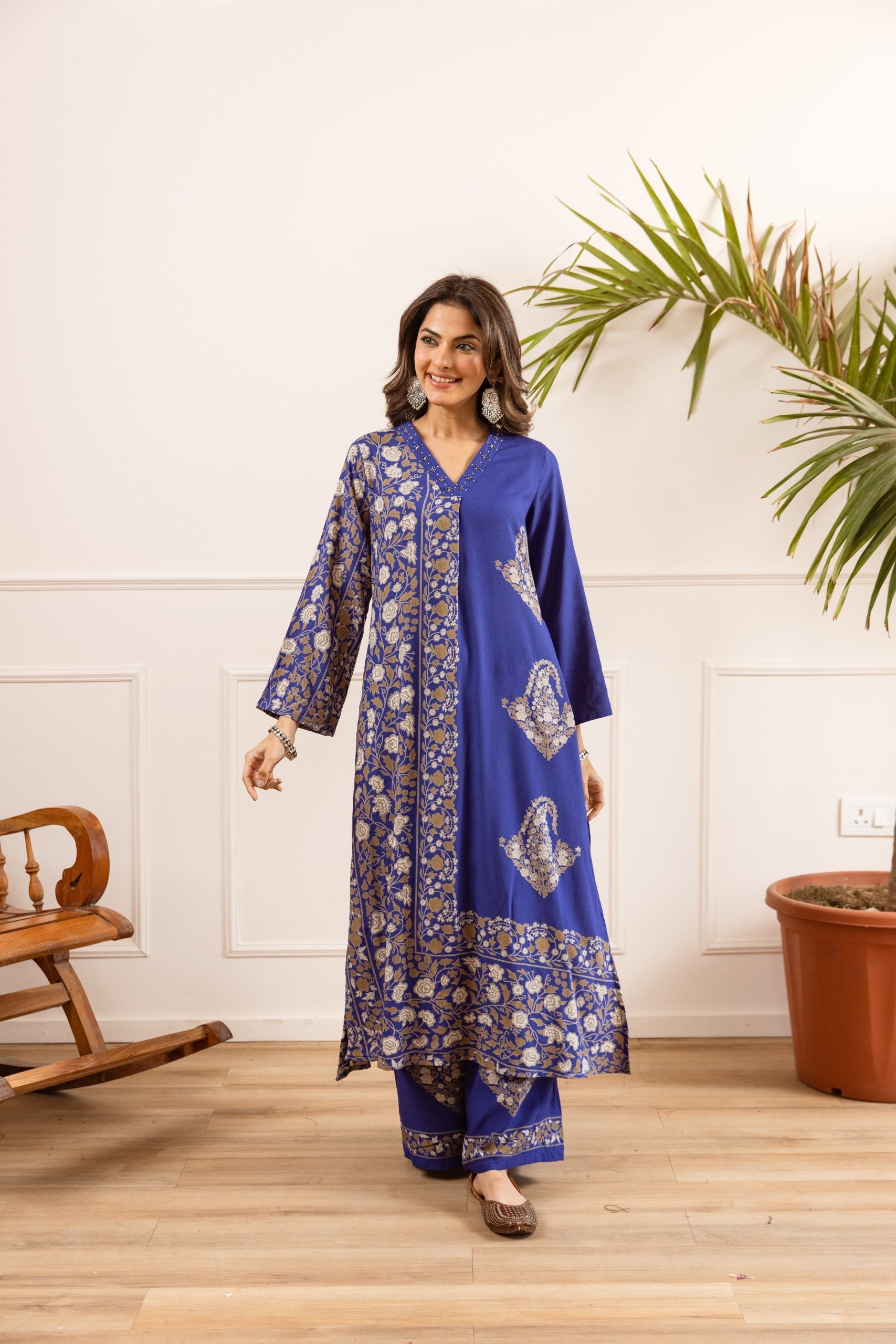 Karen Twilight printed cotton Kurta pant set