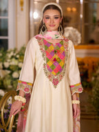 Nazia angel embroidery lawn suit set