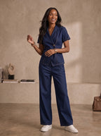 Prisha celeste denim co-ord set