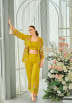 Aditri amber full work fusion wear co-ord set