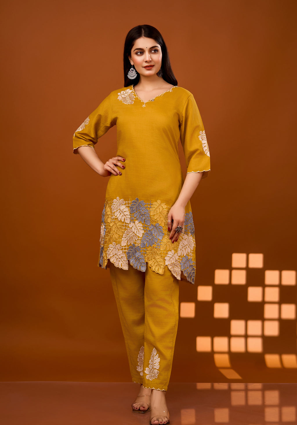 Nivedita Amber Embrodiered Co-ord Set