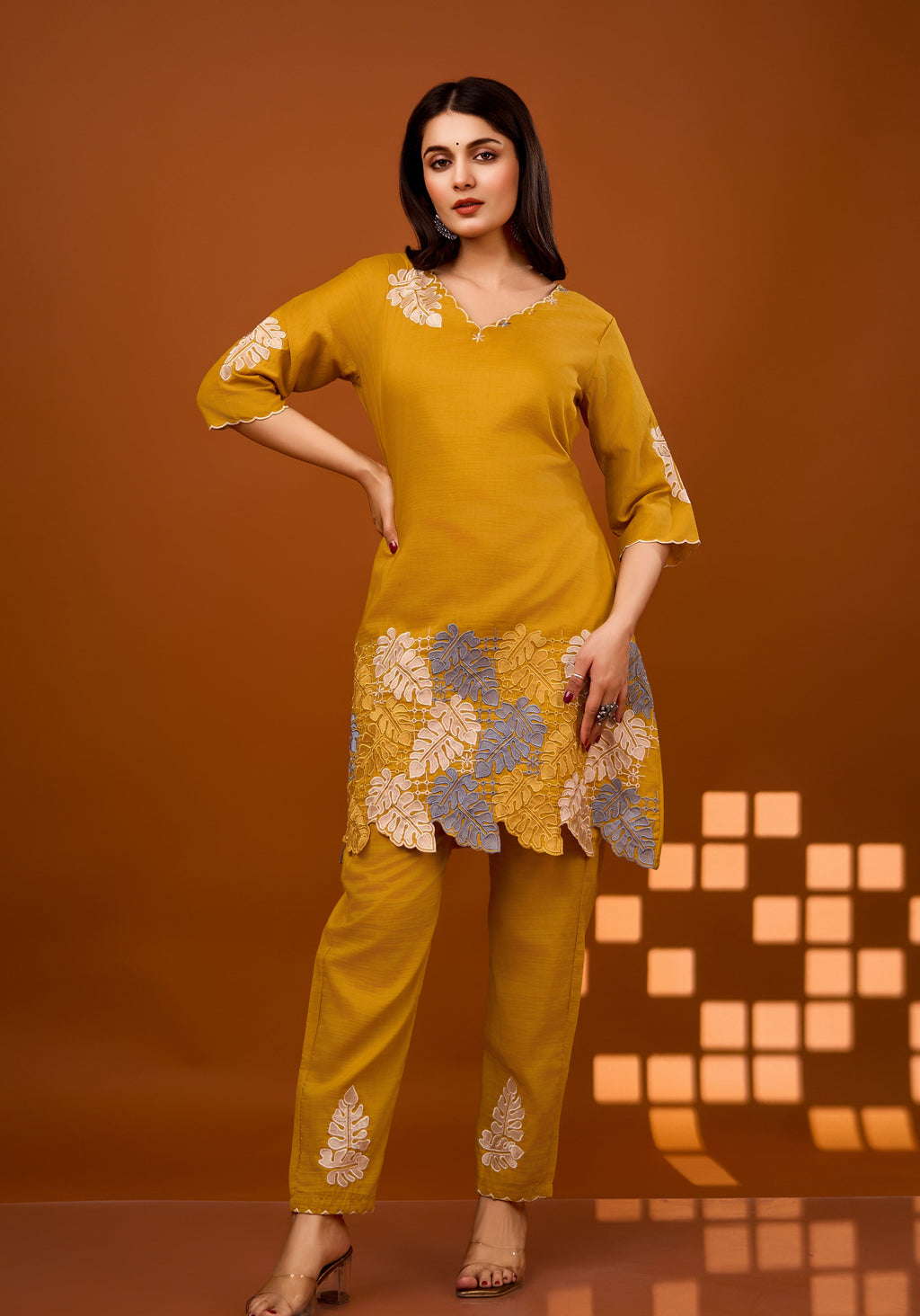 Nivedita Amber Embrodiered Co-ord Set