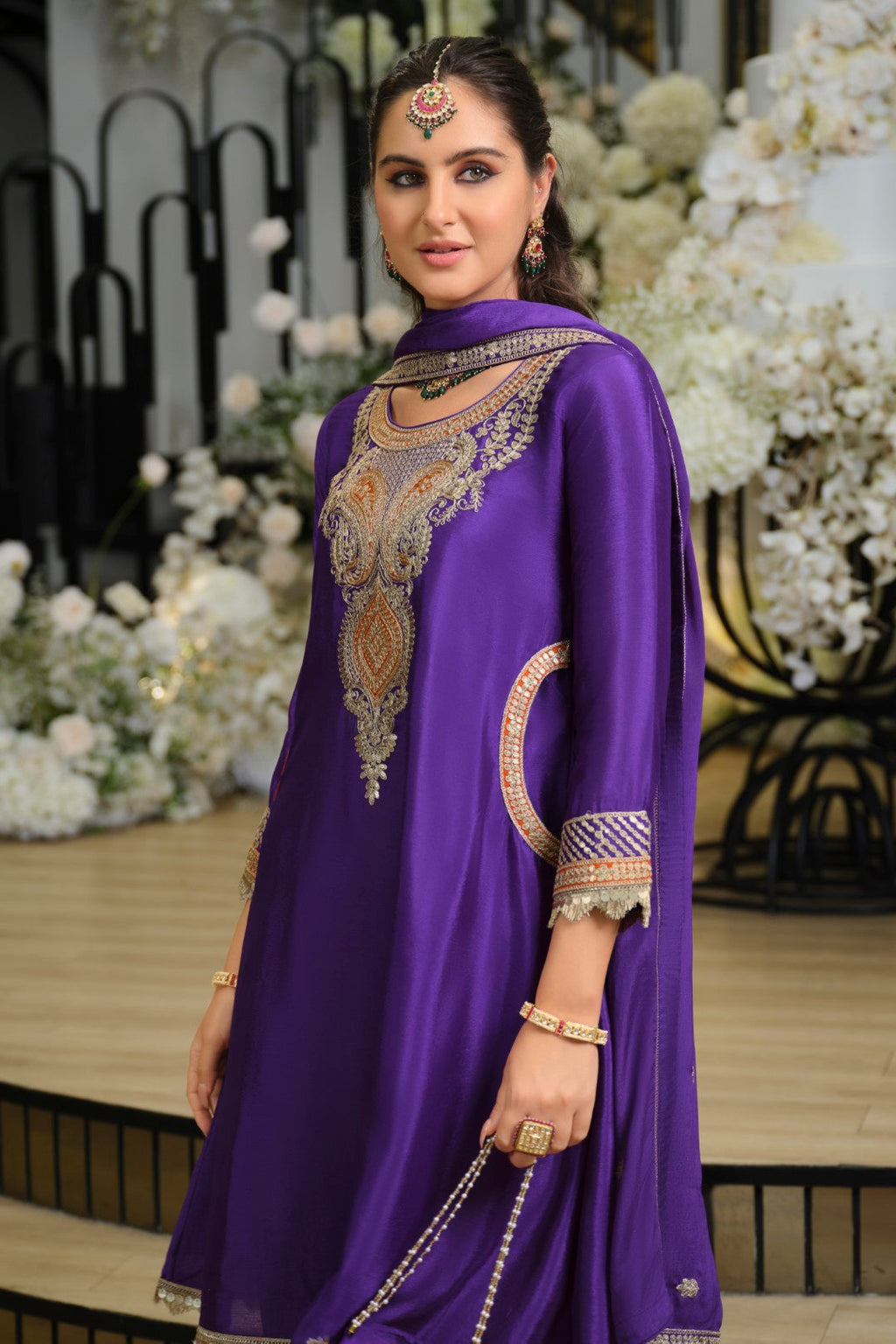 Areesa thistle full work heavy suit set