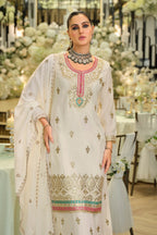 Areesa Daisy Full Work Gharara Suit Set