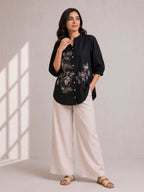 Drona stout embroidery cotton shirt
