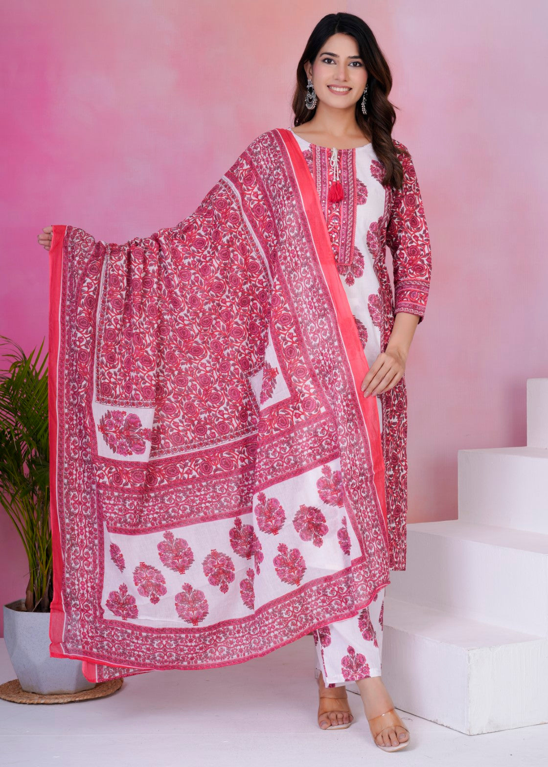 Tanvi Rosie Cotton Suit set
