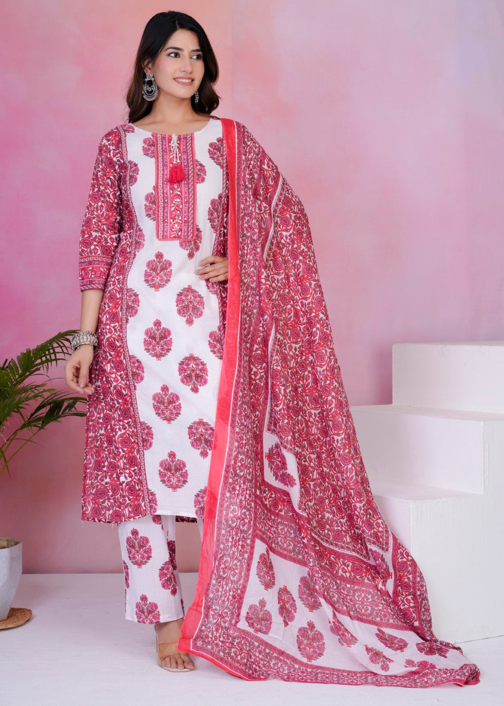 Tanvi Rosie Cotton Suit set