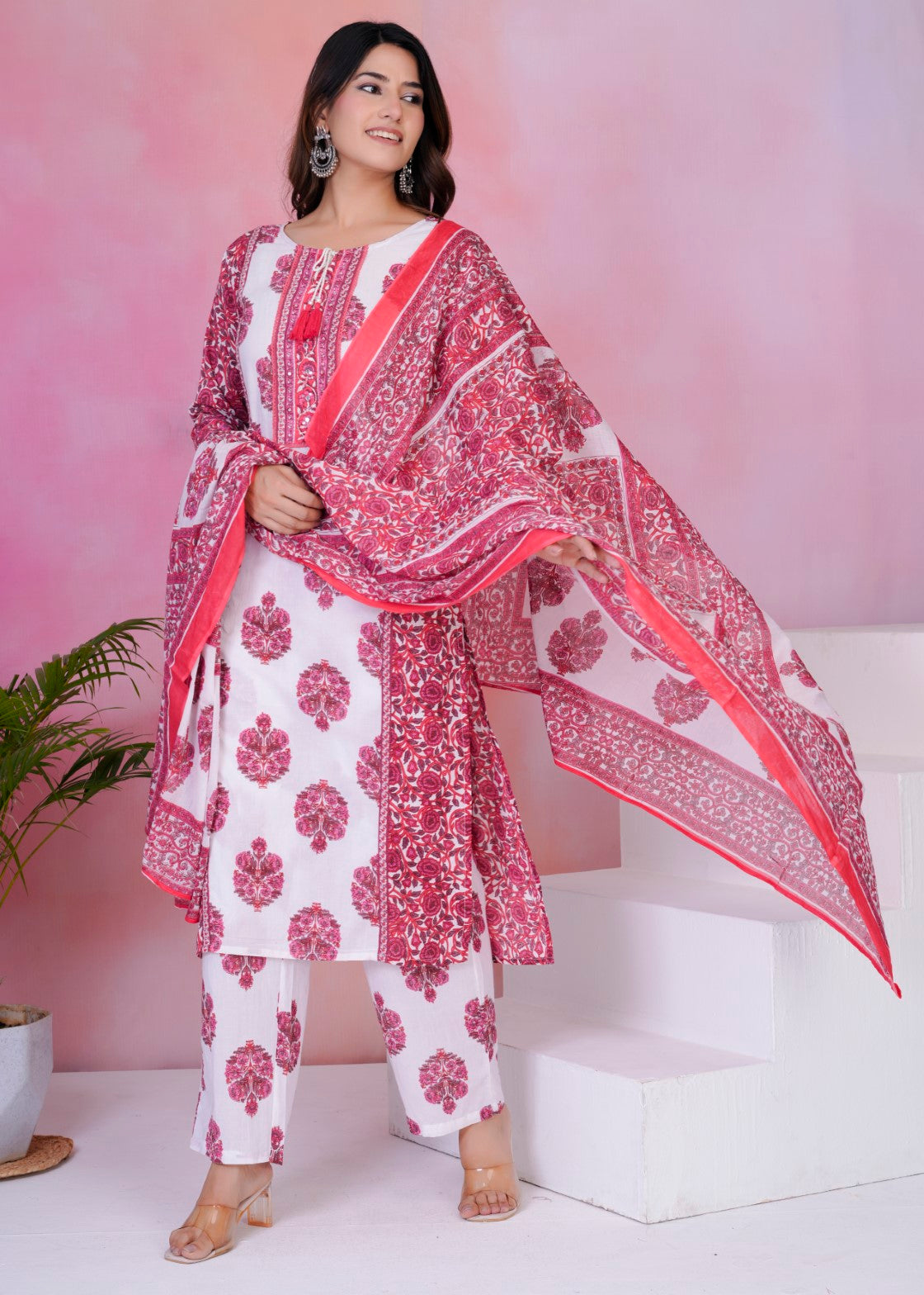 Tanvi Rosie Cotton Suit set