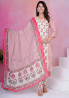 Tanvi Pearl Cotton Suit Set