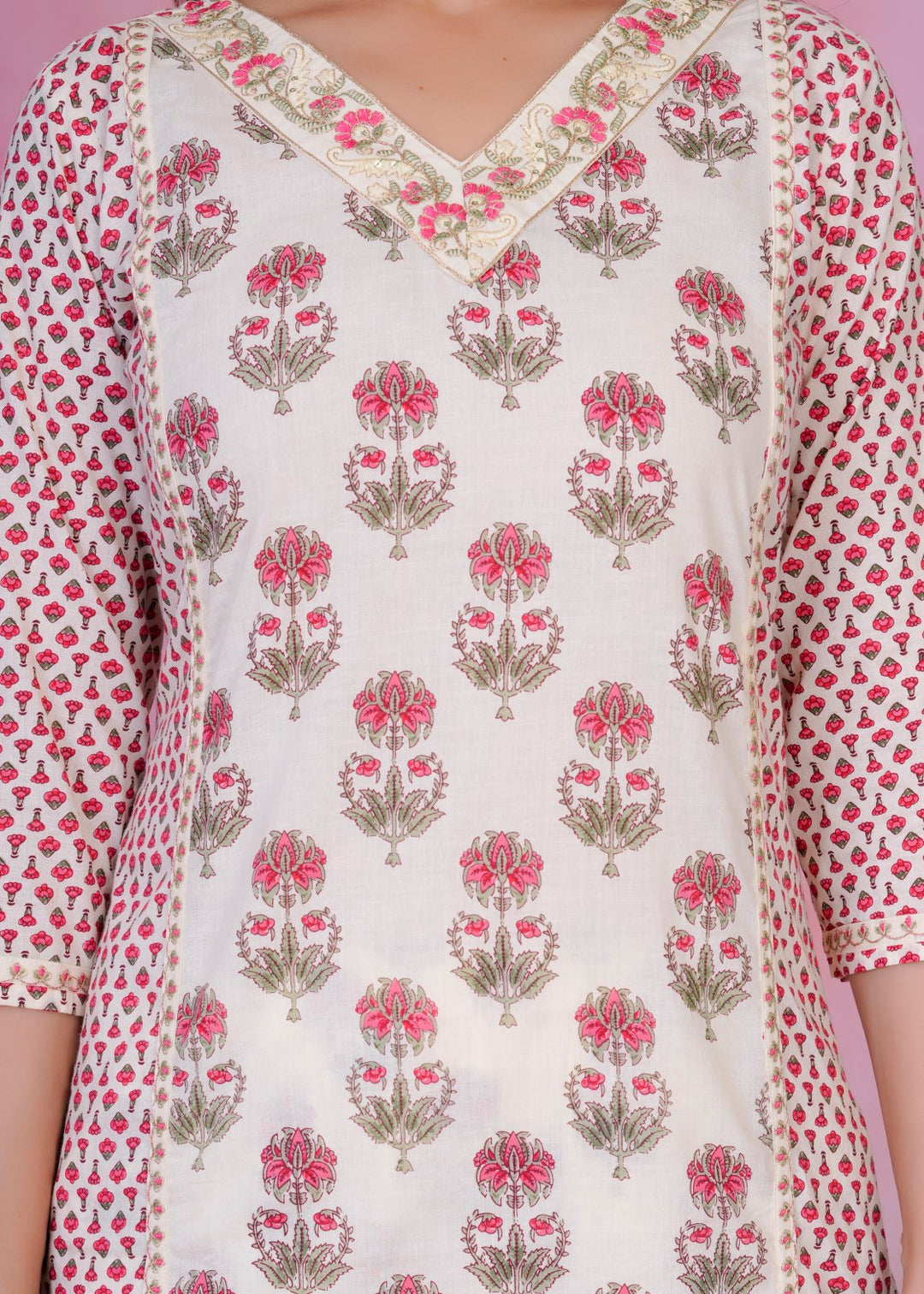 Tanvi Pearl Cotton Suit Set
