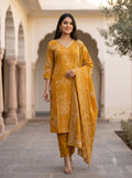 Myra Sunshine Printed Work Suit Set