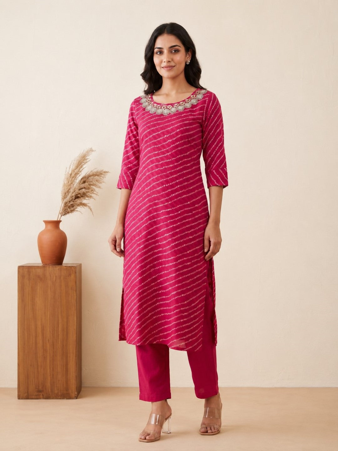 Pragya Punch Printed Work Kurta Pant Set