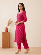 Pragya Punch Printed Work Kurta Pant Set