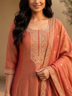 Preity Blush Work Suit Set