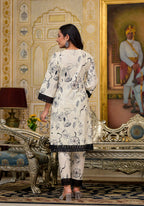 Sakshi Monochrome Cotton Suit Set