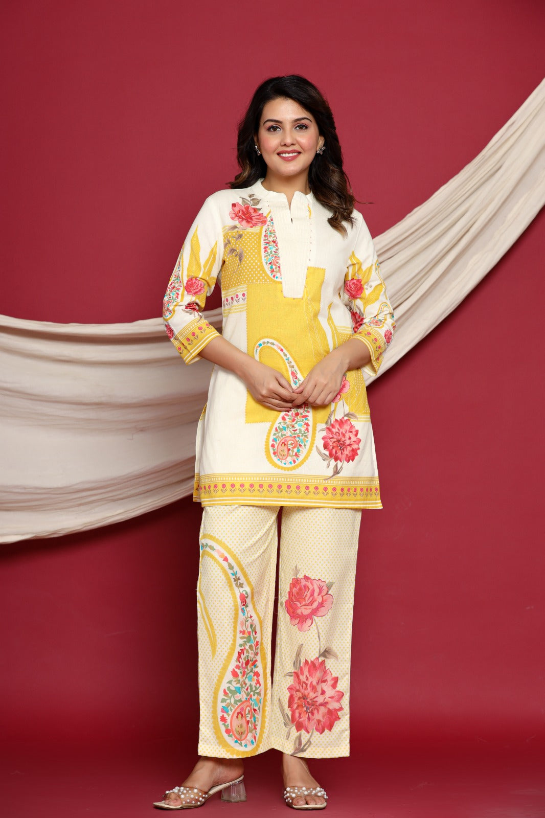 Kompa Amber Printed Cotton co-ord Set