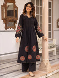 Karen ebony embroidery kurta pant set