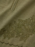 Prisha moss embroidery cotton co-ord set